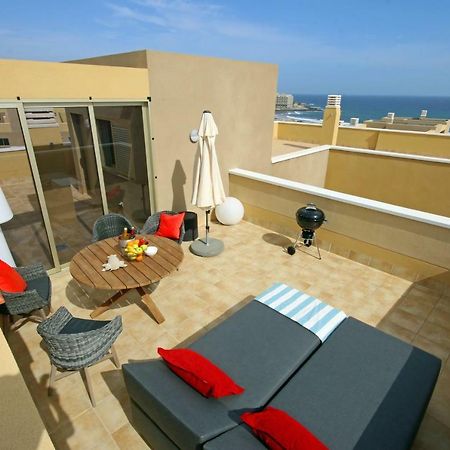 La Perla By Rentmedano Superb Luxury Duplex, Private Roof Terrace, Ocean View, Pool, Wifi And Parking Apartman El Médano Kültér fotó